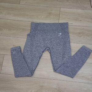 Gymshark  Womens Charcoal Leggings Size Medium